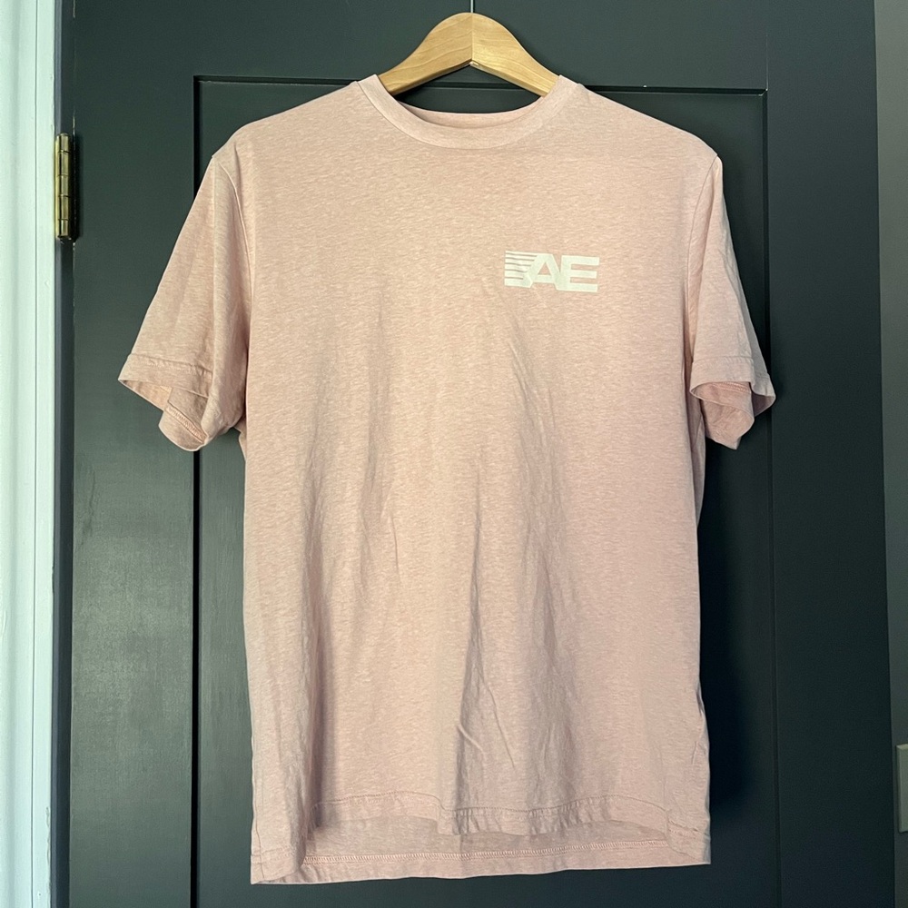 American Eagle Outfitters Men's Pink T-Shirt